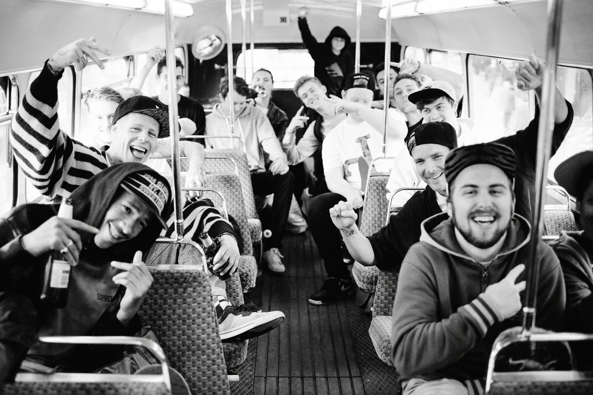 Chad Muska, Braydon Szafranski & Lucien Clarke. Slam City Skates. Supra. London, UK.