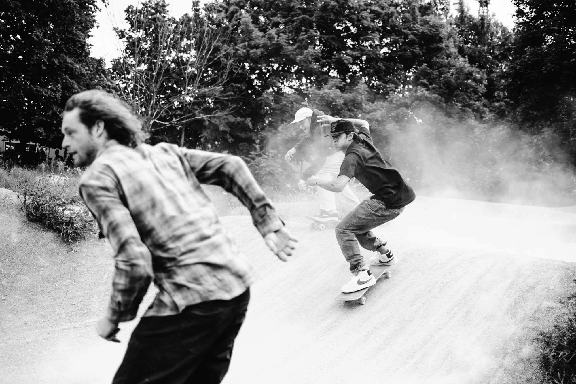 Willis Kimbel, Donovon Piscopo & Casper Brooker. Nike SB x Slam City Skates. Go Skateboarding Day. London, UK.