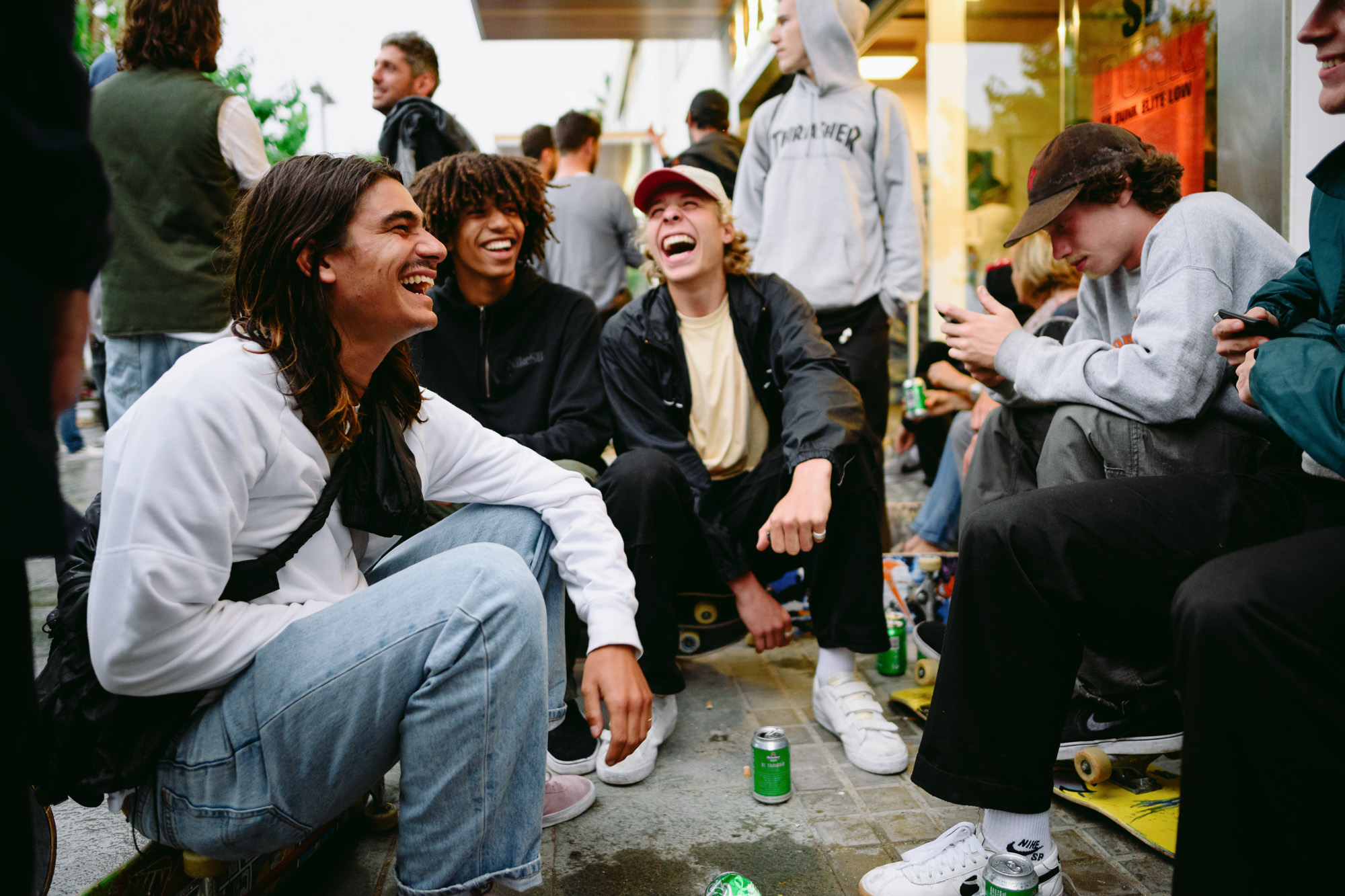 Didrik Galasso, David Jakinda, Ville Wester, Jacopo Carozzi & Oskar Rozenberg. Oski Dunk Elite Low. Nike SB. Barcelona, ES.